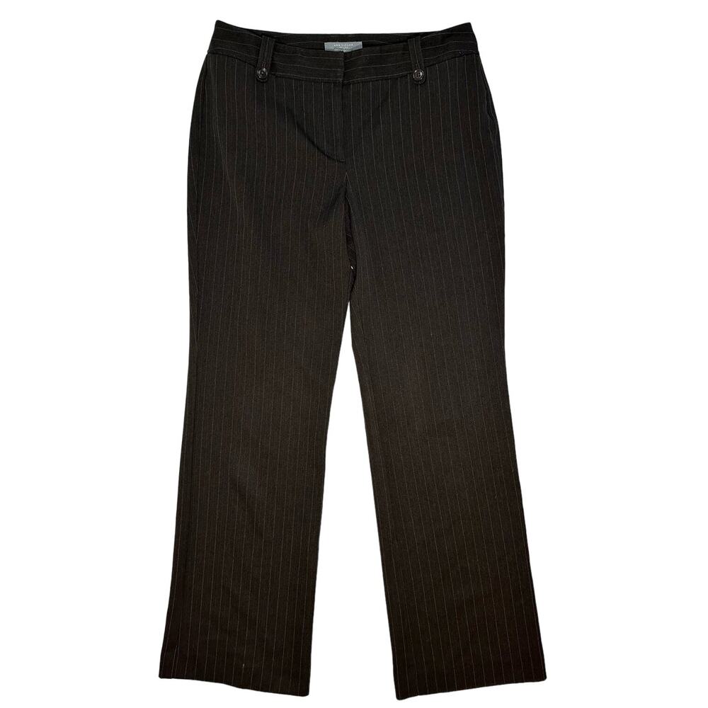 Ann Taylor Brown Striped Woman's Pants Size 6p
